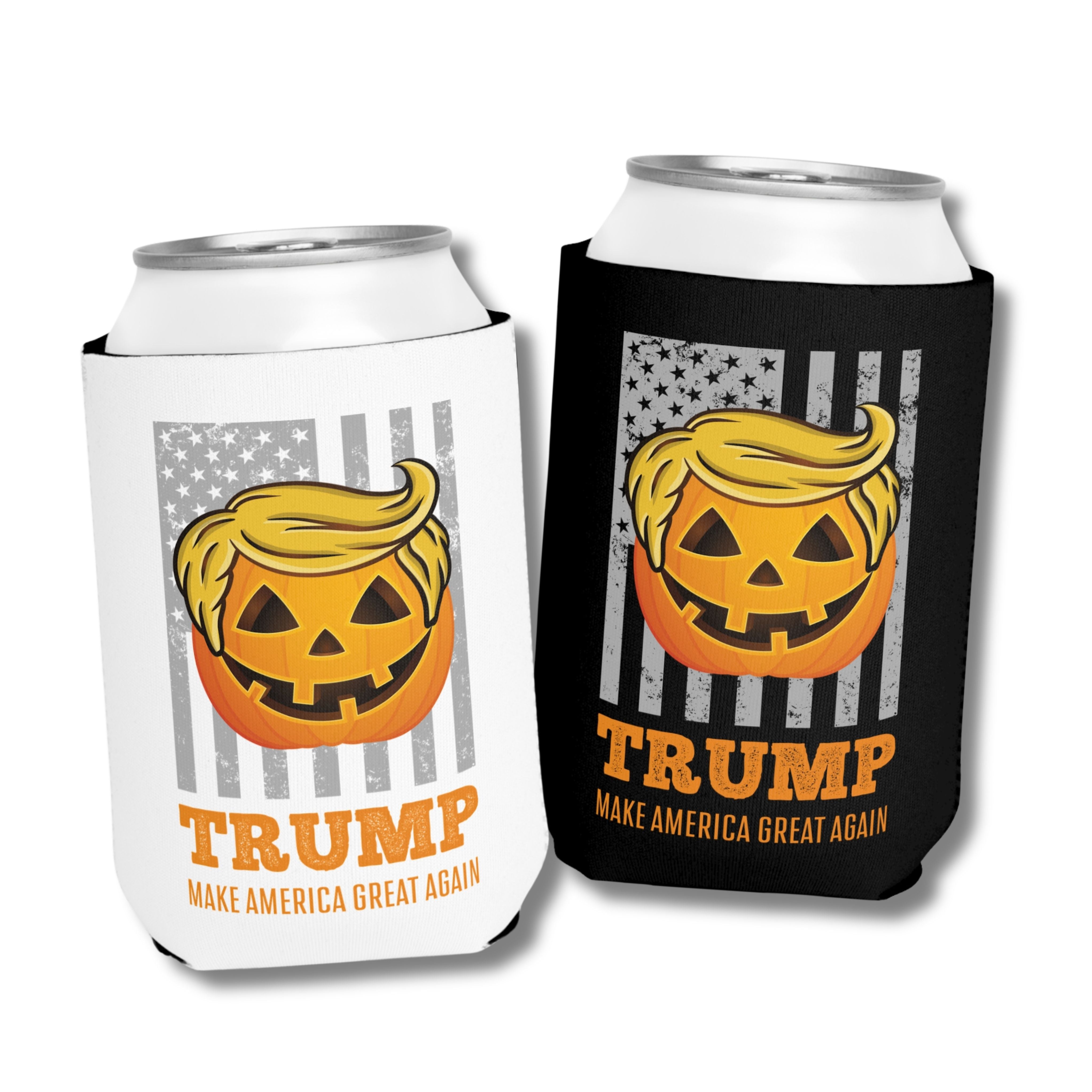 Trump Pumpkin Make America Great Again Can Cooler - PatriotDepot.com