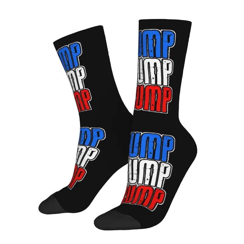 Trump Retro Red, White, & Blue Socks - PatriotDepot.com