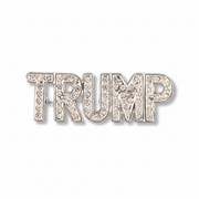 Trump Rhinestone Brooch - PatriotDepot.com