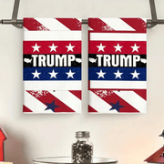 Trump Stars & Stripes Hand Towels (2 - Pack) - PatriotDepot.com