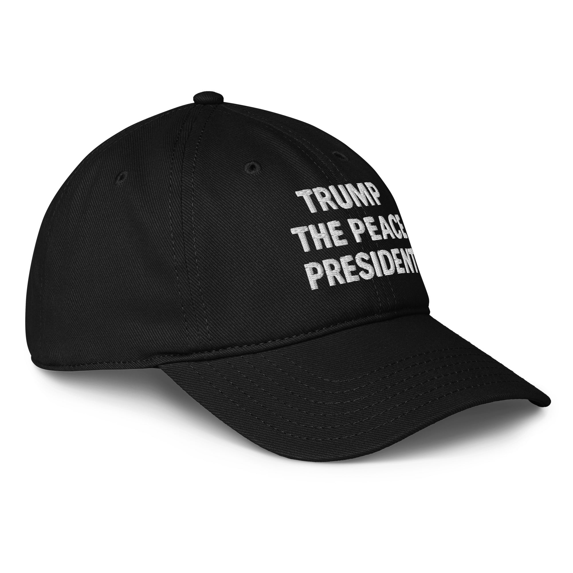 Trump the Peace President Custom Embroidered Hat - PatriotDepot.com