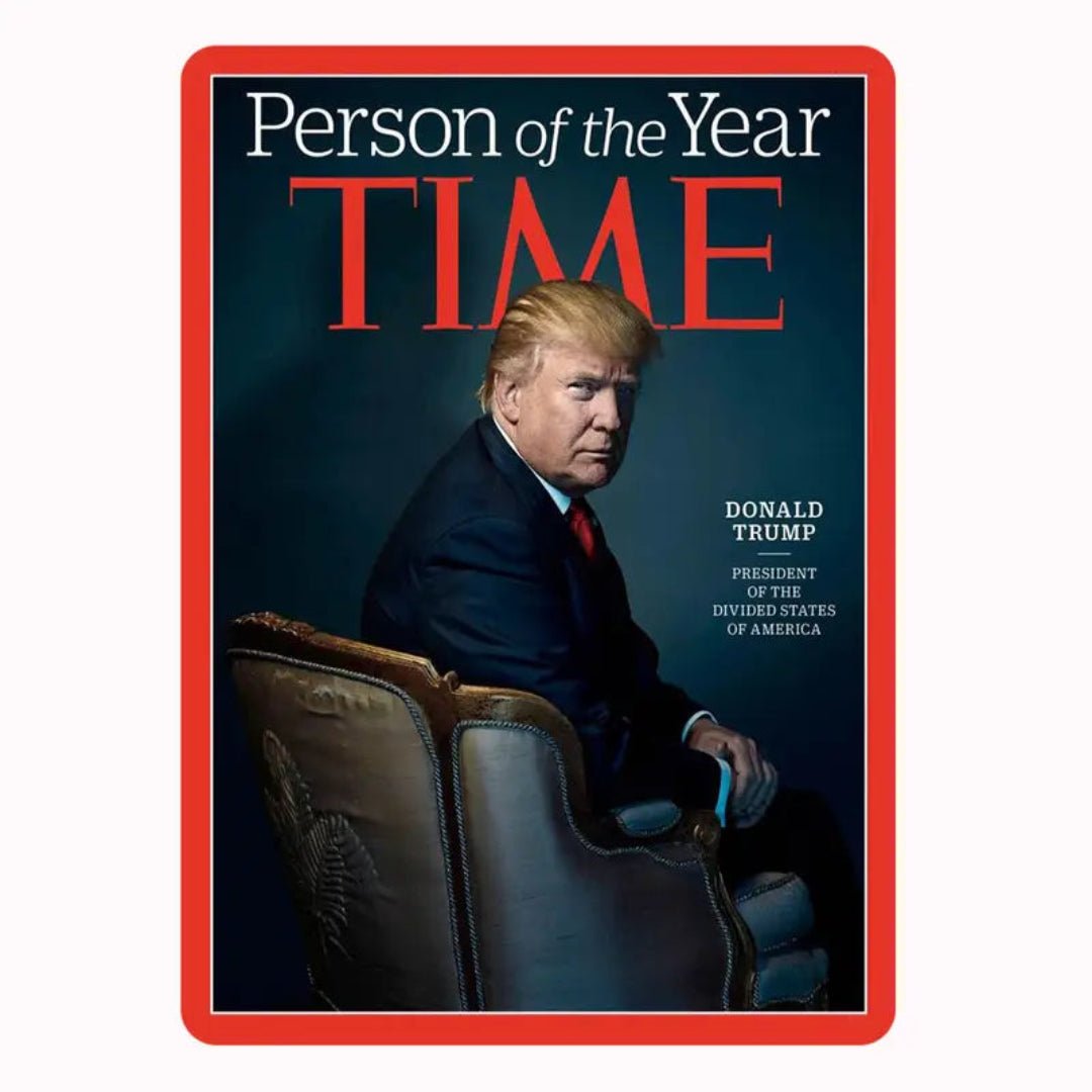 Trump Time Magazines "Person of the Year"Cover Metal Sign - PatriotDepot.com