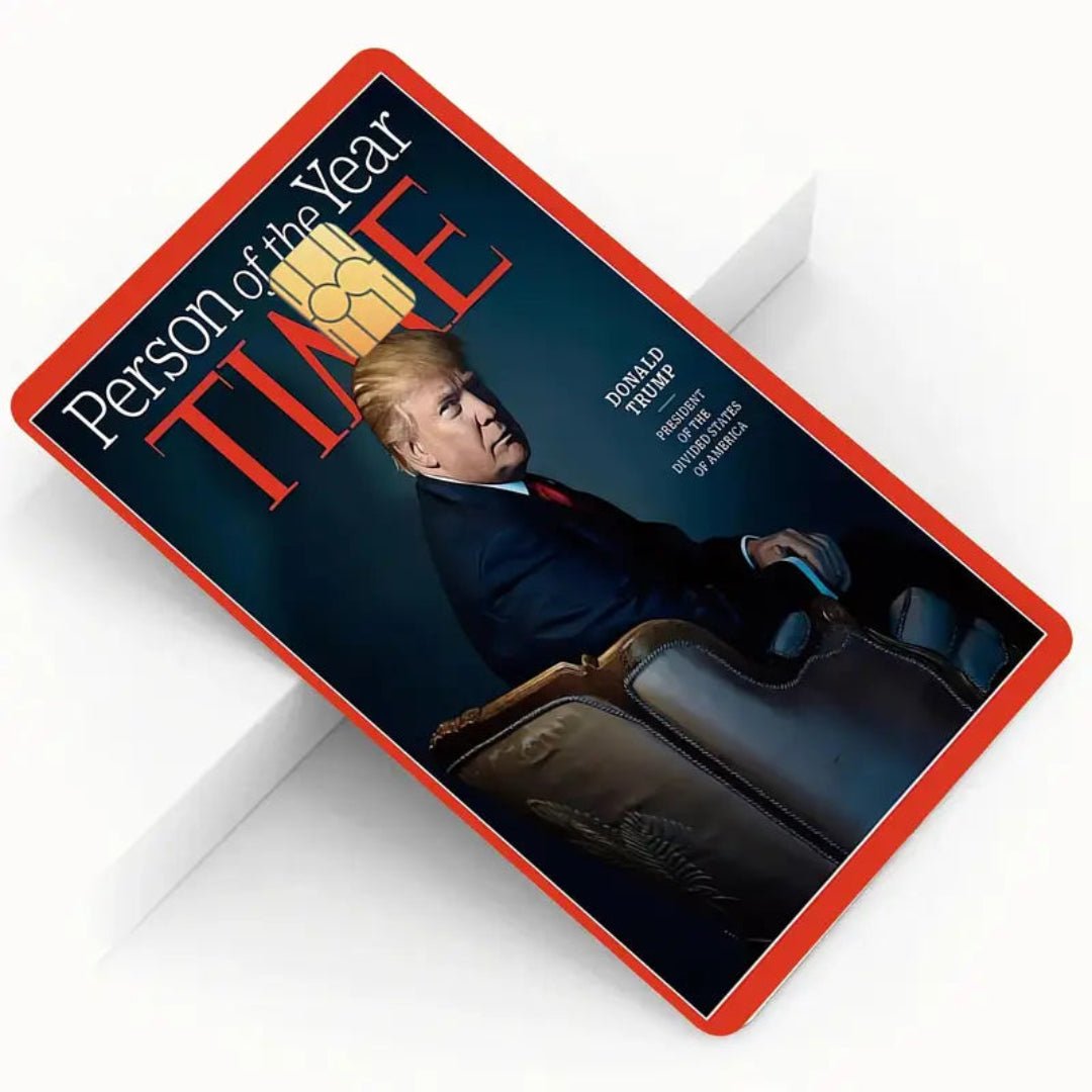Trump Time "Person of the Year" Debit/Credit Card Sticker (4 Pack) - PatriotDepot.com