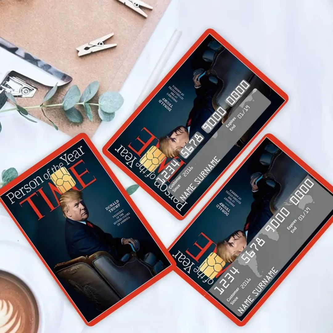 Trump Time "Person of the Year" Debit/Credit Card Sticker (4 Pack) - PatriotDepot.com