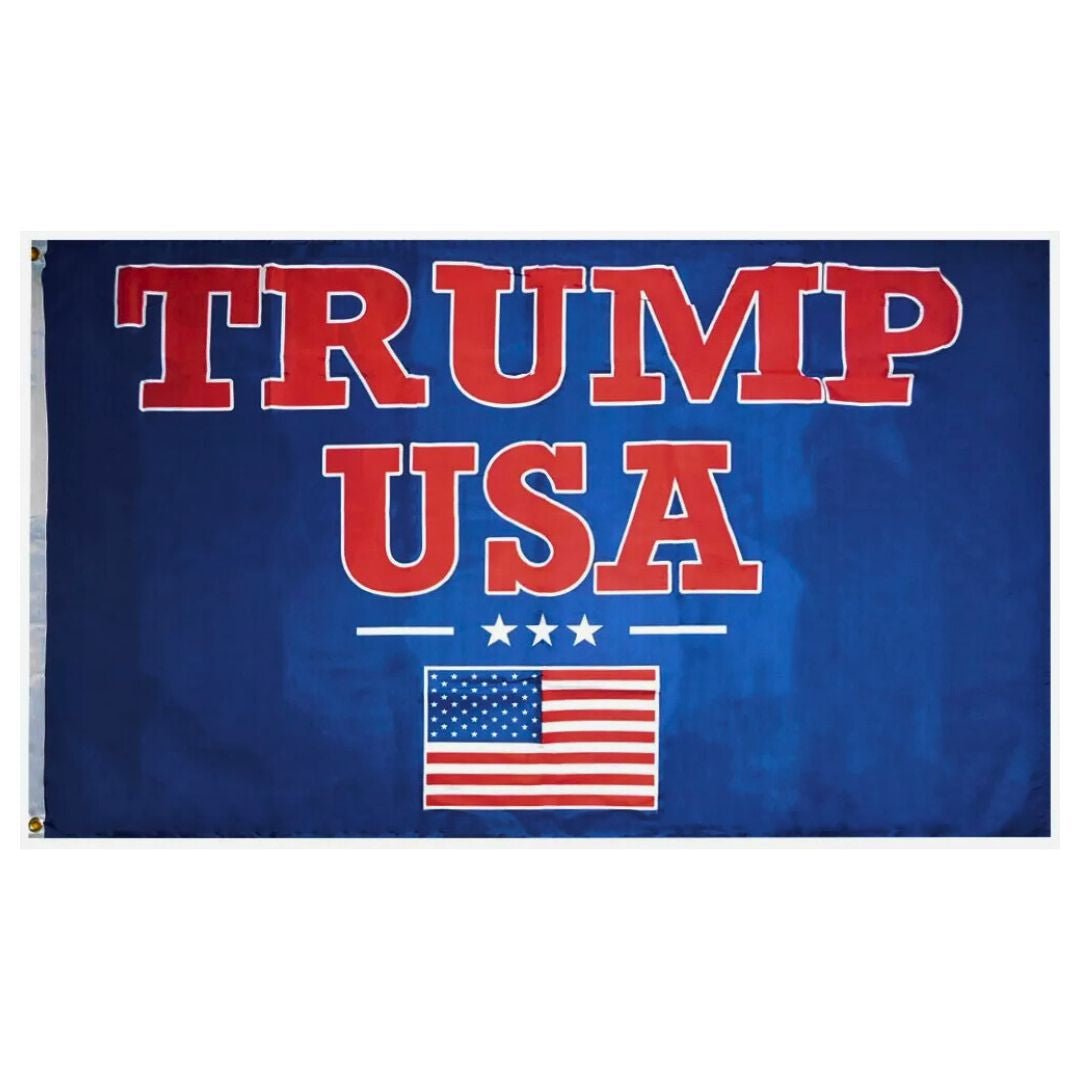 Trump USA 12" x 18" Flag - PatriotDepot.com