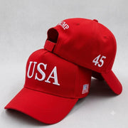 Trump USA Embroidered Hat | Premium 4-Sided Embroidery - PatriotDepot.com