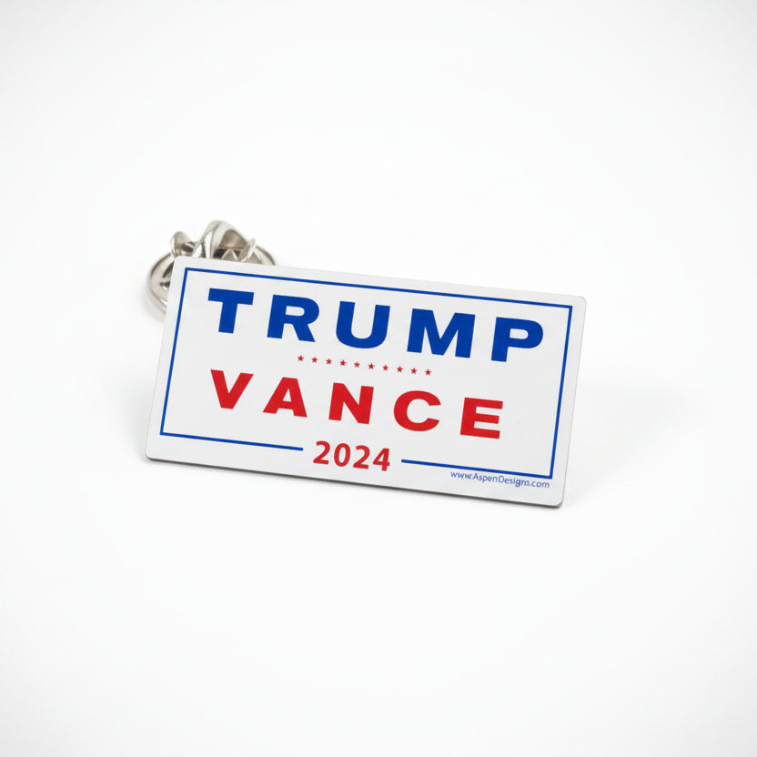 Trump Vance 2024 Custom Lapel Pin - PatriotDepot.com