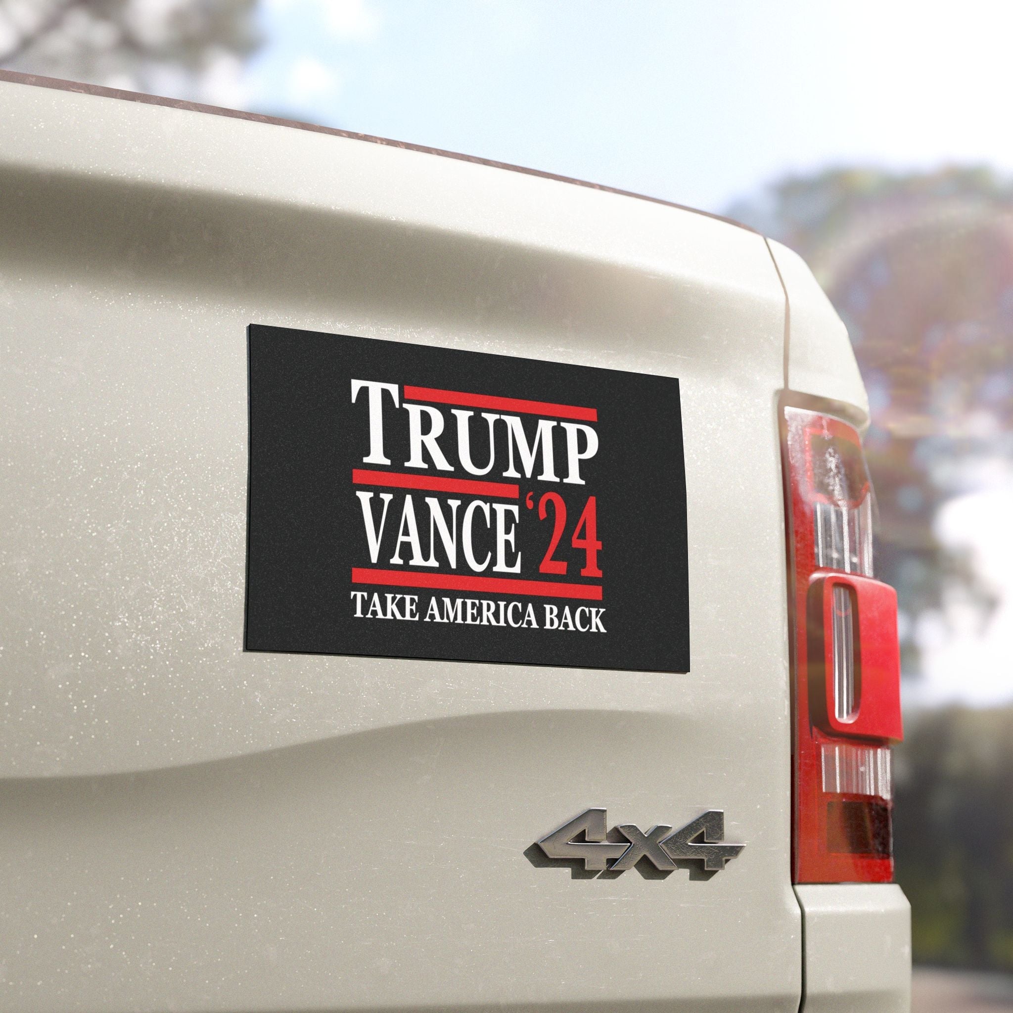 Trump Vance '24 Take America Back Car Magnet - PatriotDepot.com