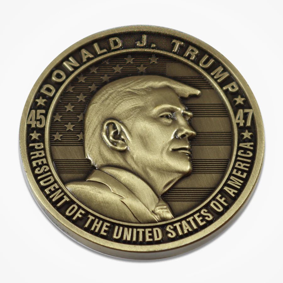Trump - Vance Commemorative Coin Set in Cherry Wood Display Box - PatriotDepot.com