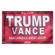 Trump Vance MAGA Flag (Red) - (2 Sizes) - PatriotDepot.com