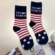 Trump Vance Stars & Stripes Knit Socks - PatriotDepot.com