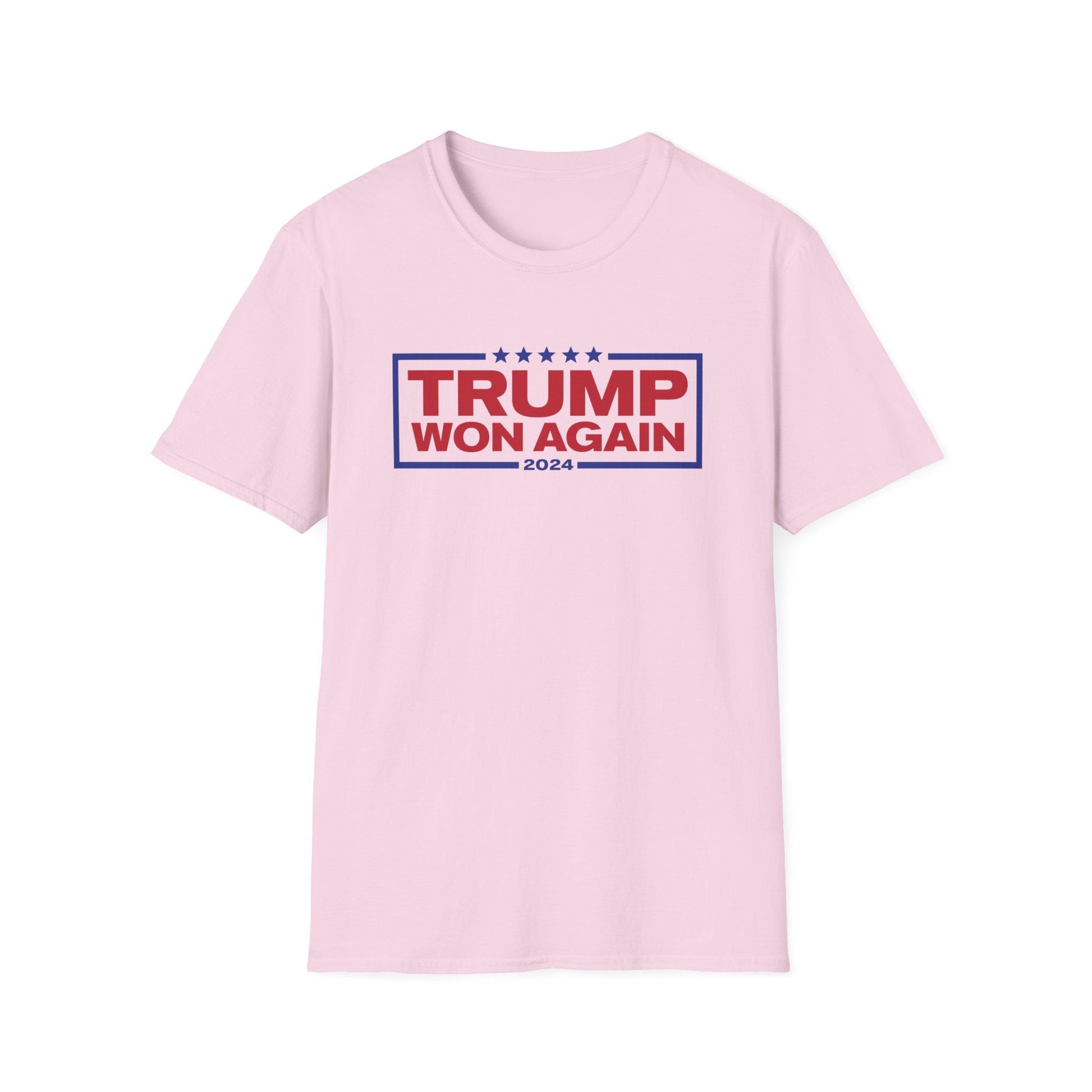 Trump Won Again 2024 T-Shirt - PatriotDepot.com