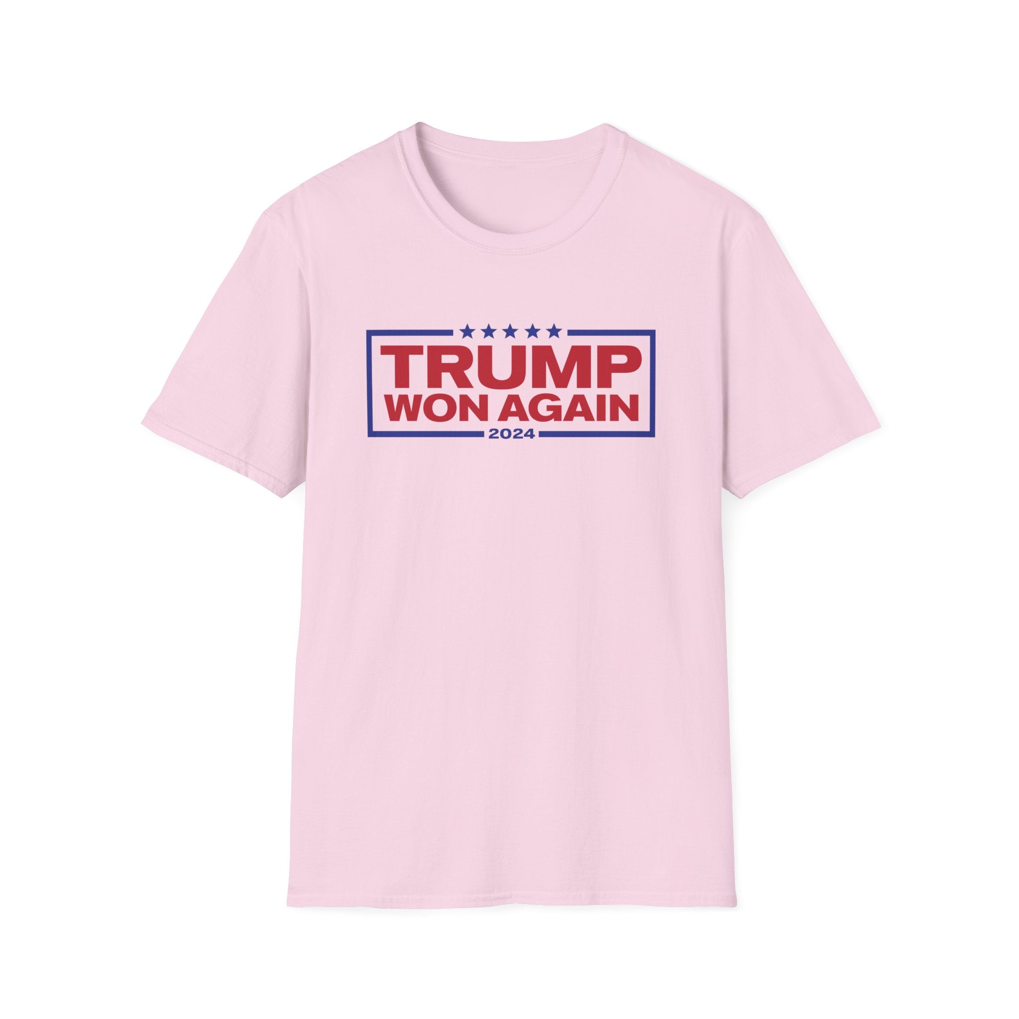 Trump Won Again 2024 T-Shirt - PatriotDepot.com