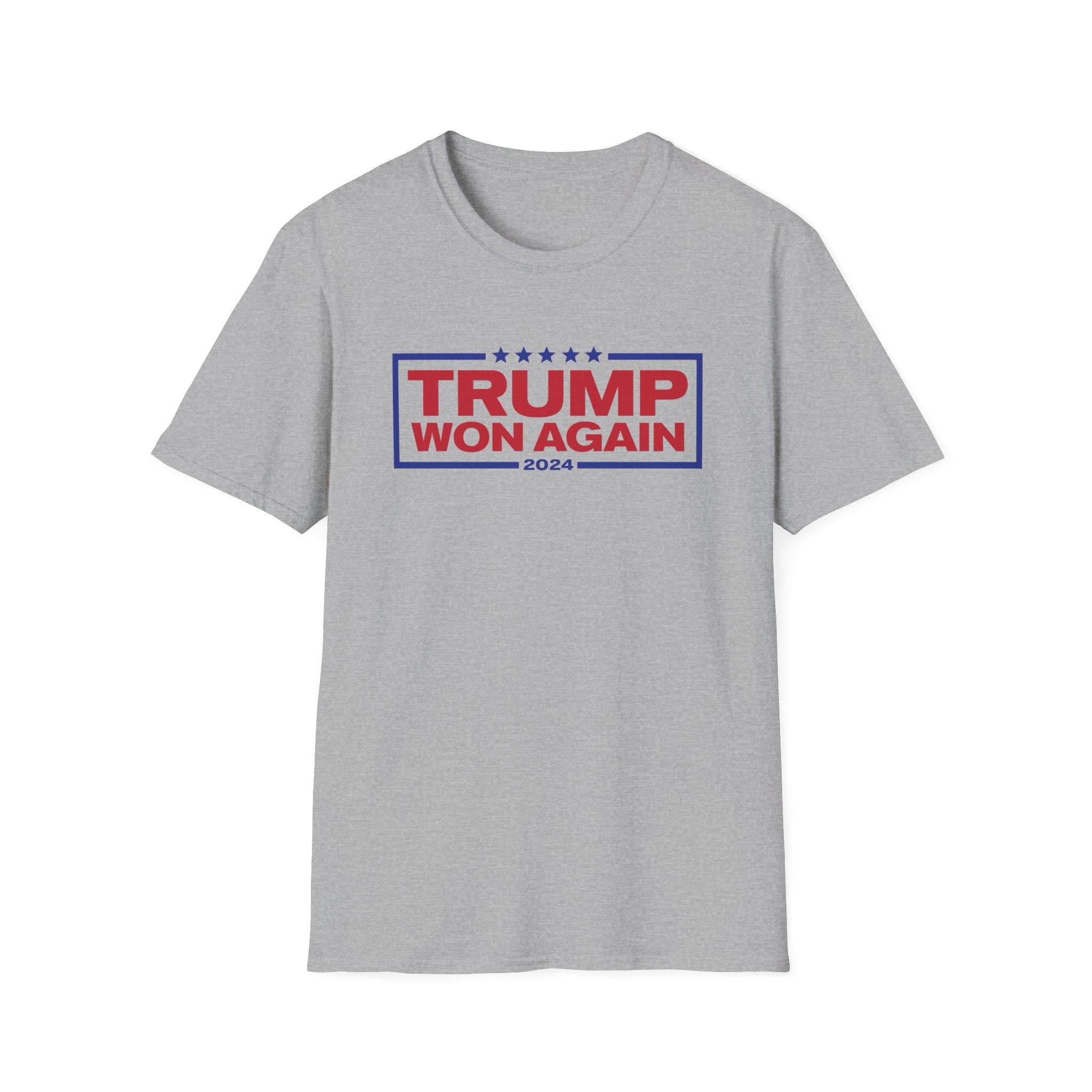 Trump Won Again 2024 T-Shirt - PatriotDepot.com