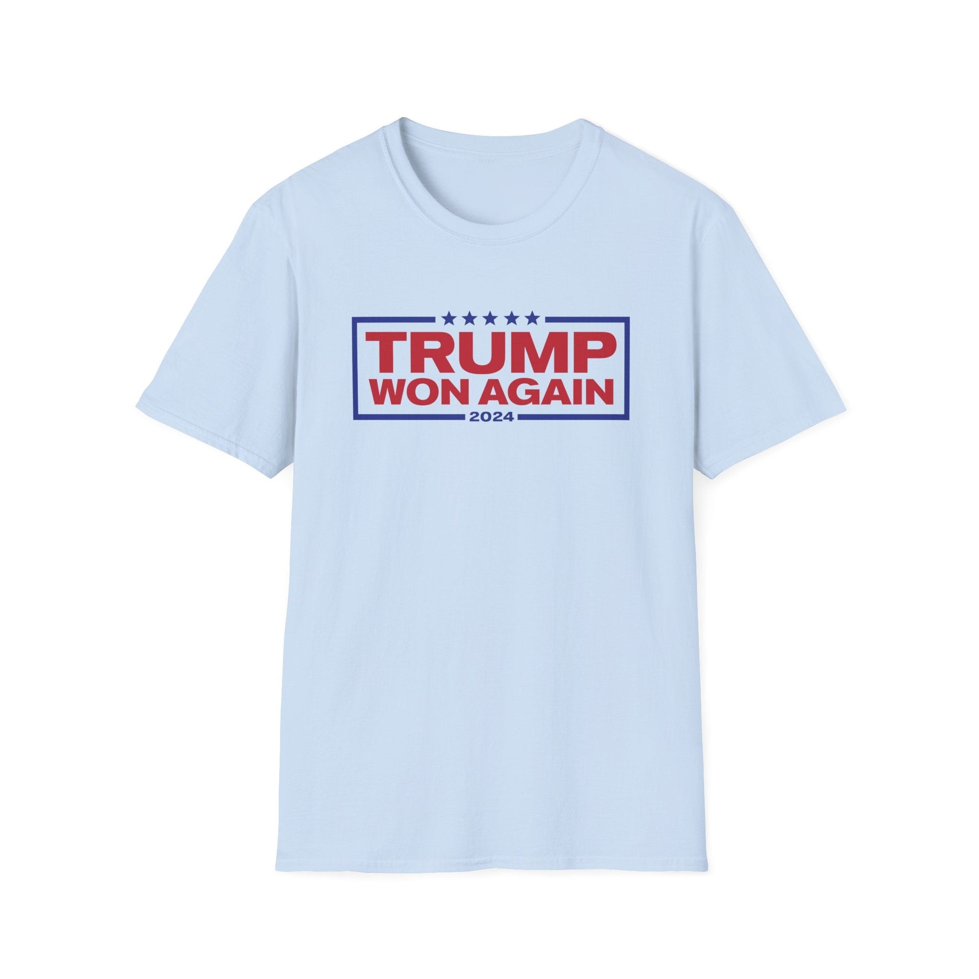 Trump Won Again 2024 T-Shirt - PatriotDepot.com