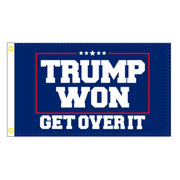 Trump Won "Get Over It" Flag - PatriotDepot.com