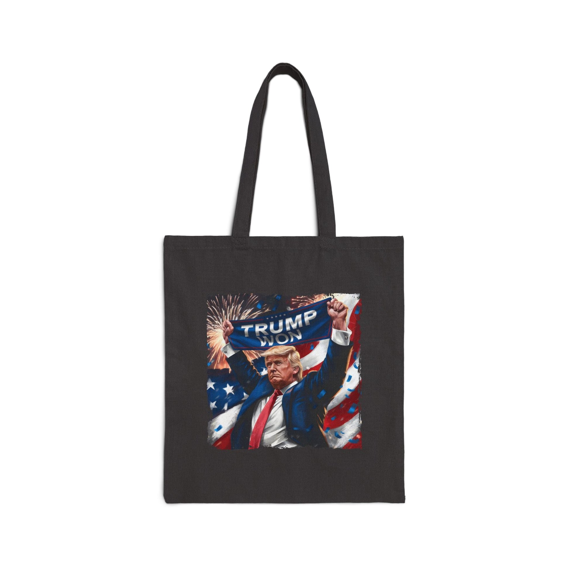 Trump Won Patriotic Celebtration Tote Bag (2 Colors) - PatriotDepot.com