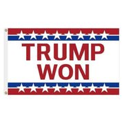 Trump Won (Red, White & Blue) Flag - PatriotDepot.com