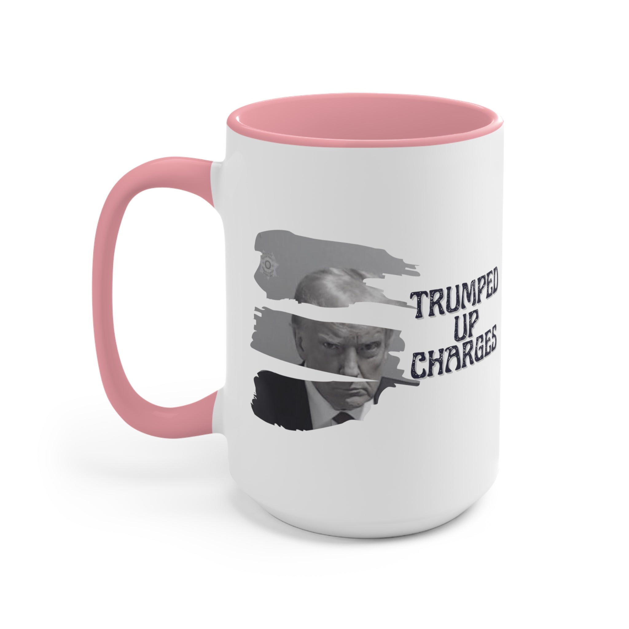 Trumped Up Charges Mugshot Mug (3 Colors, 2 Sizes) - PatriotDepot.com