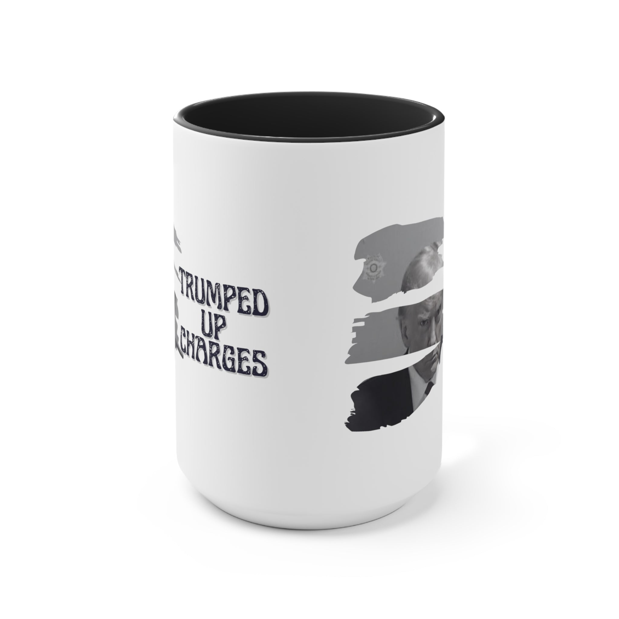 Trumped Up Charges Mugshot Mug (3 Colors, 2 Sizes) - PatriotDepot.com