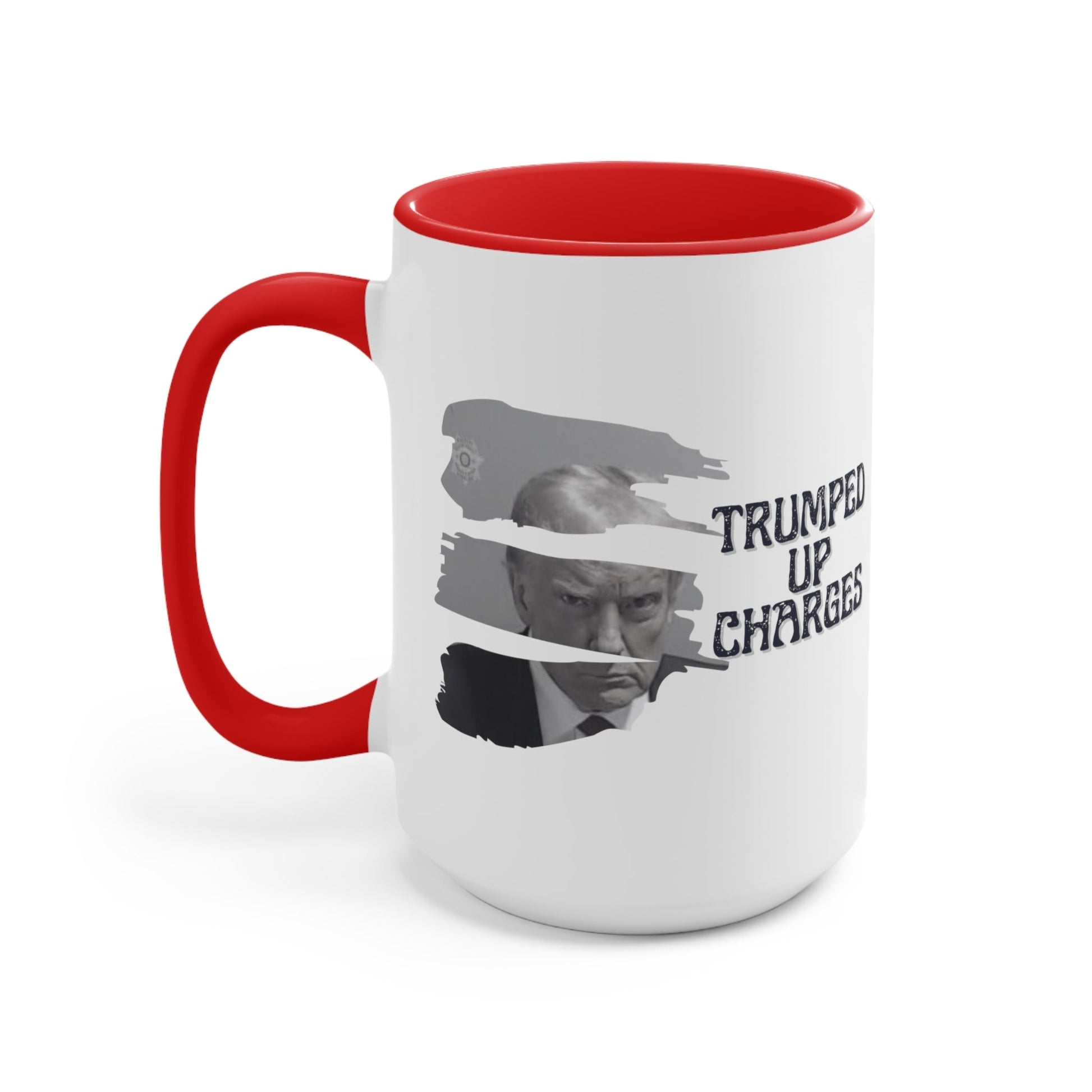 Trumped Up Charges Mugshot Mug (3 Colors, 2 Sizes) - PatriotDepot.com