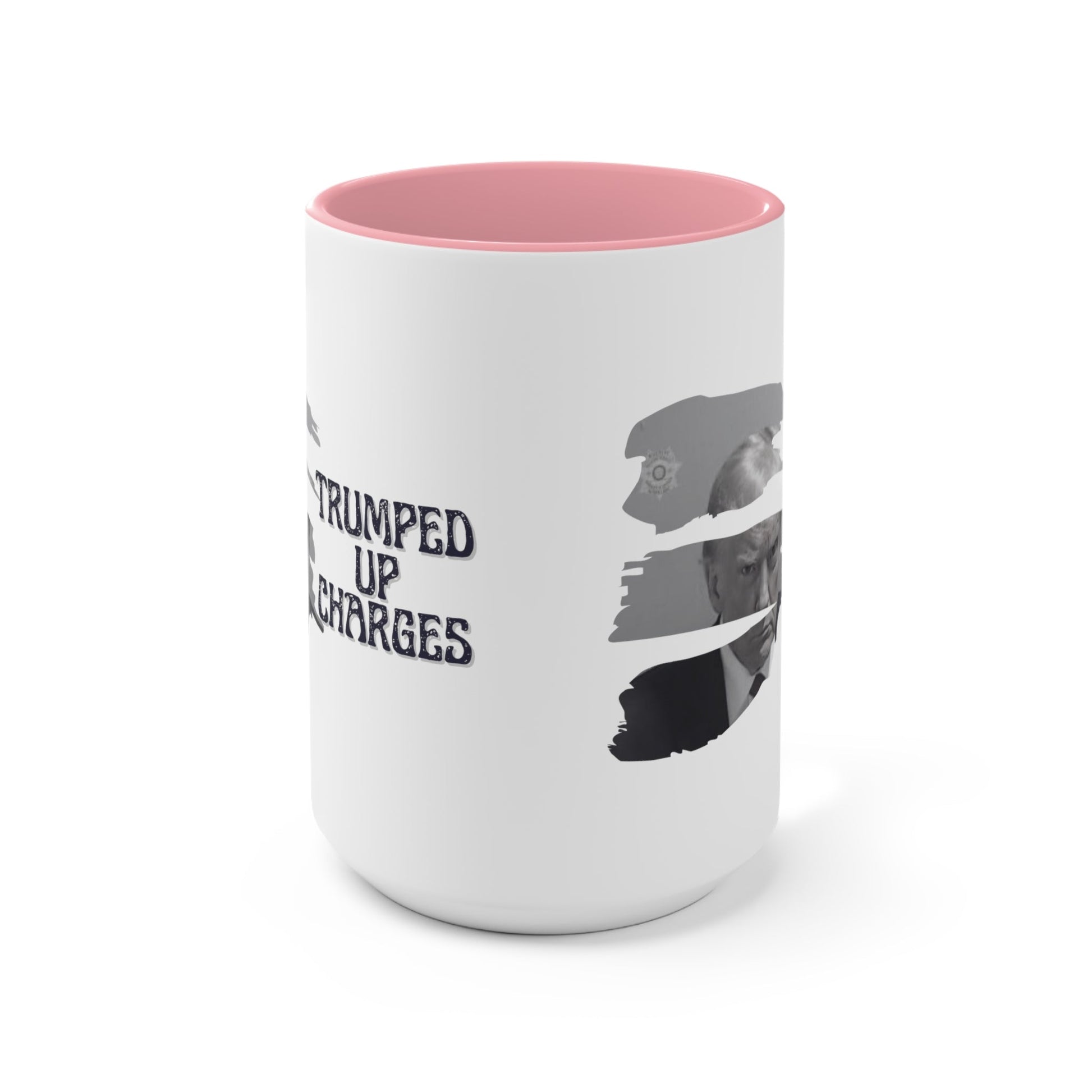 Trumped Up Charges Mugshot Mug (3 Colors, 2 Sizes) - PatriotDepot.com
