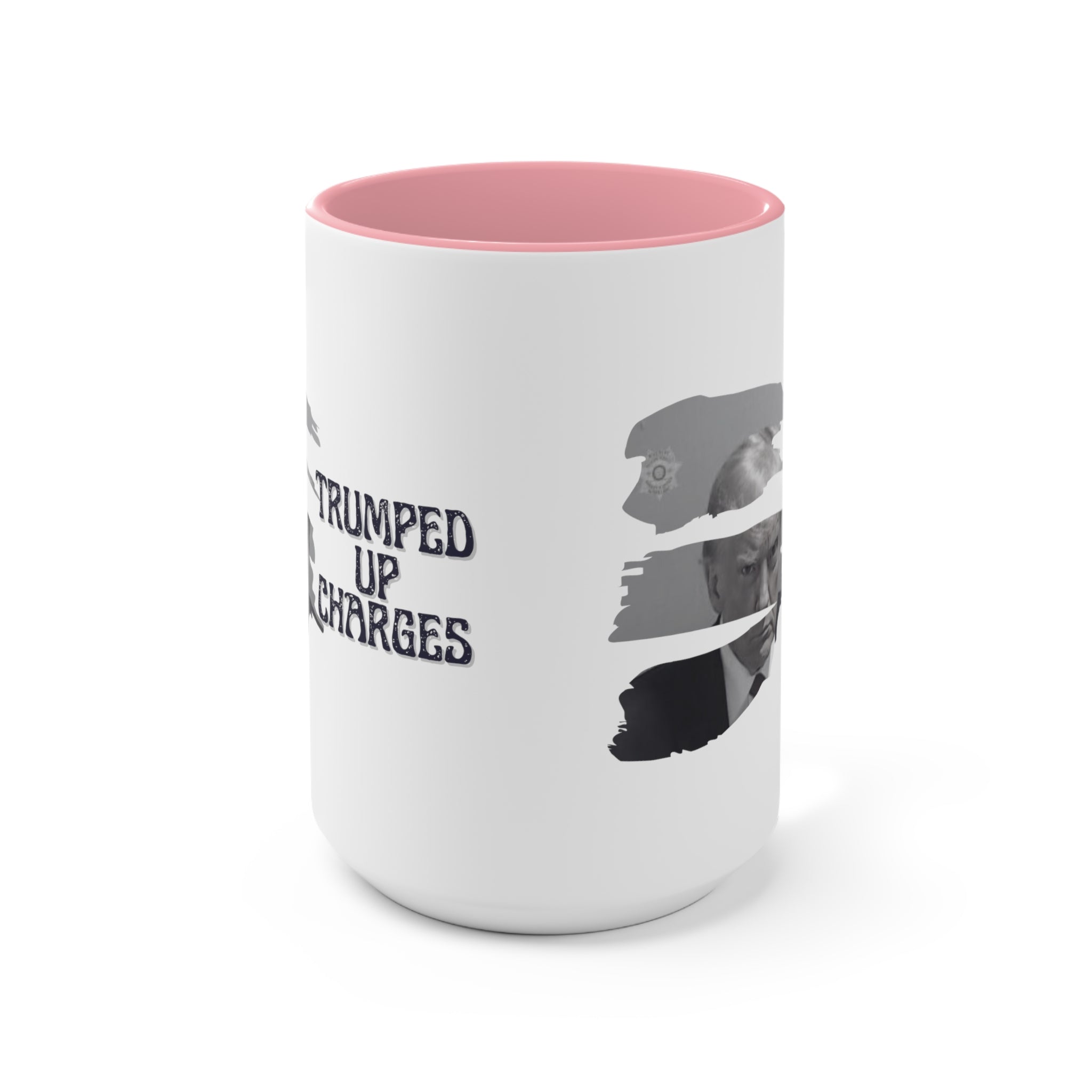 Trumped Up Charges Mugshot Mug (3 Colors, 2 Sizes) - PatriotDepot.com