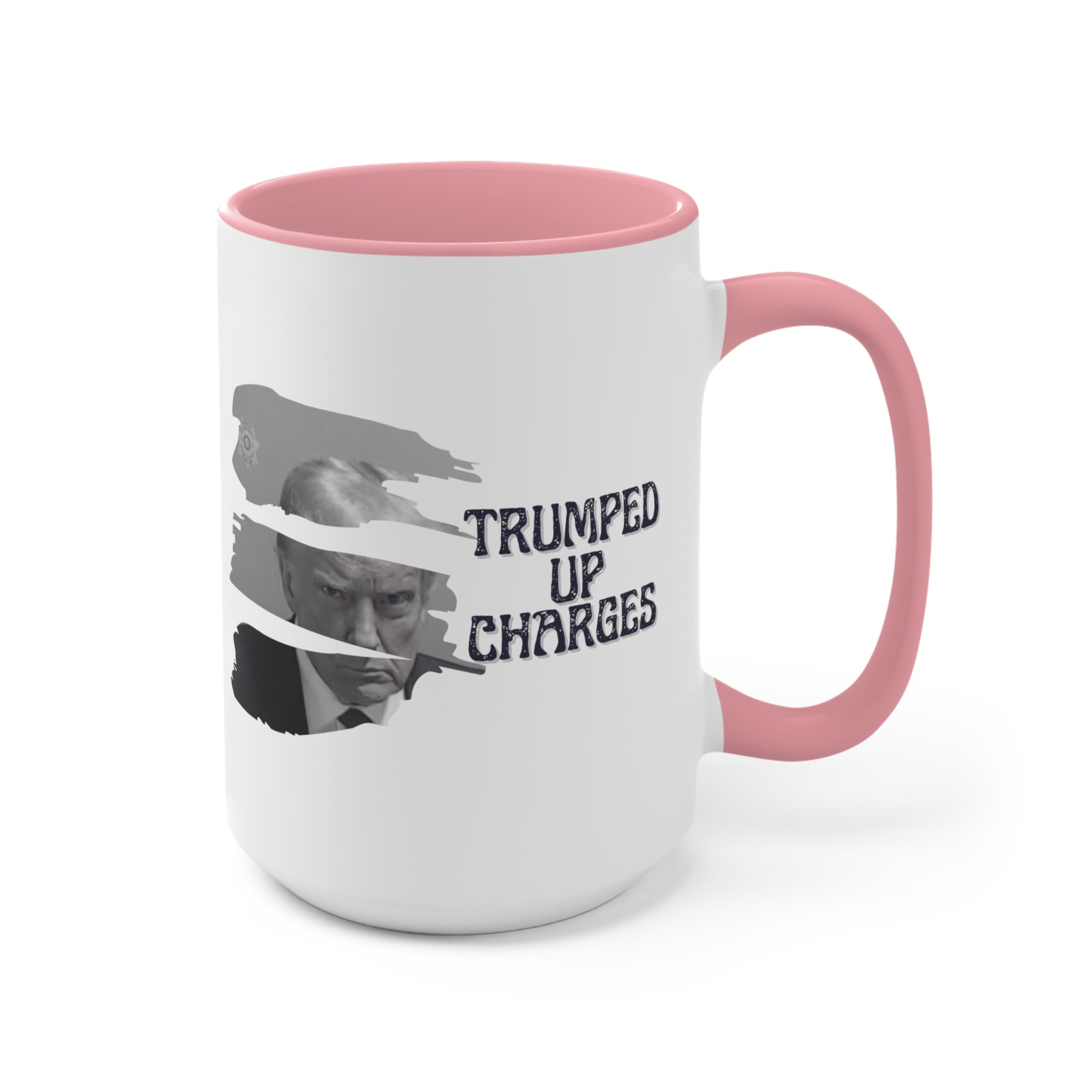 Trumped Up Charges Mugshot Mug (3 Colors, 2 Sizes) - PatriotDepot.com