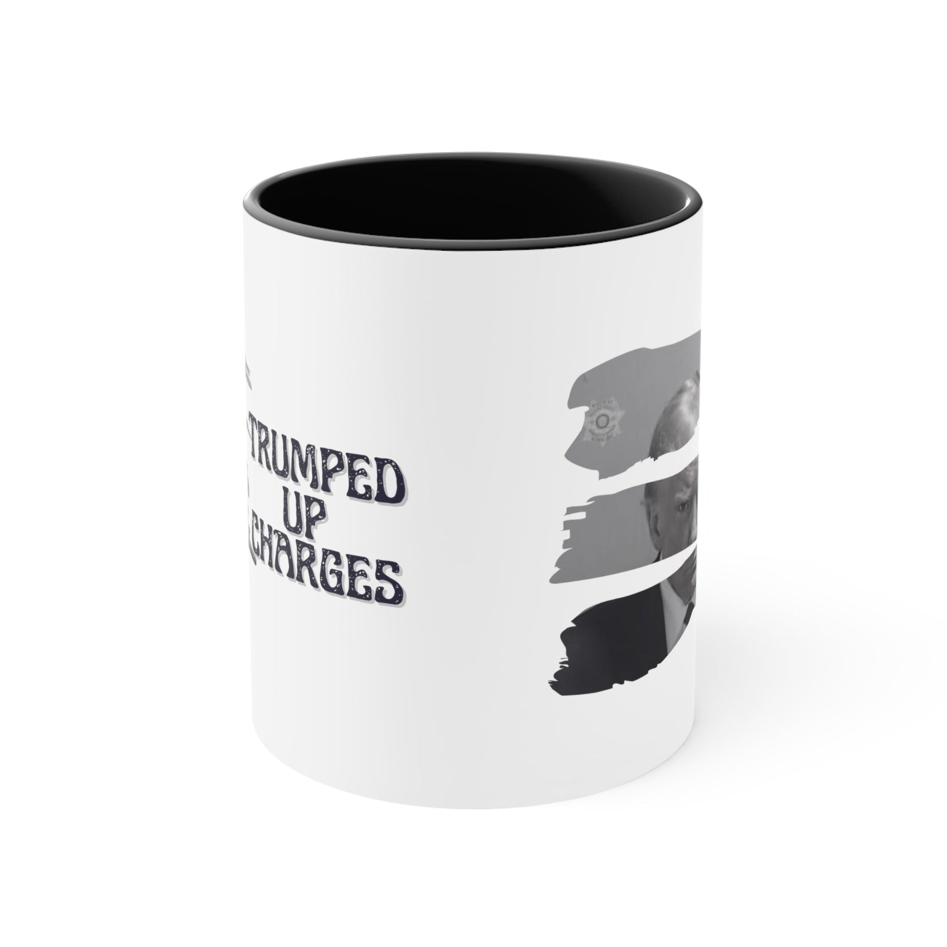 Trumped Up Charges Mugshot Mug (3 Colors, 2 Sizes) - PatriotDepot.com