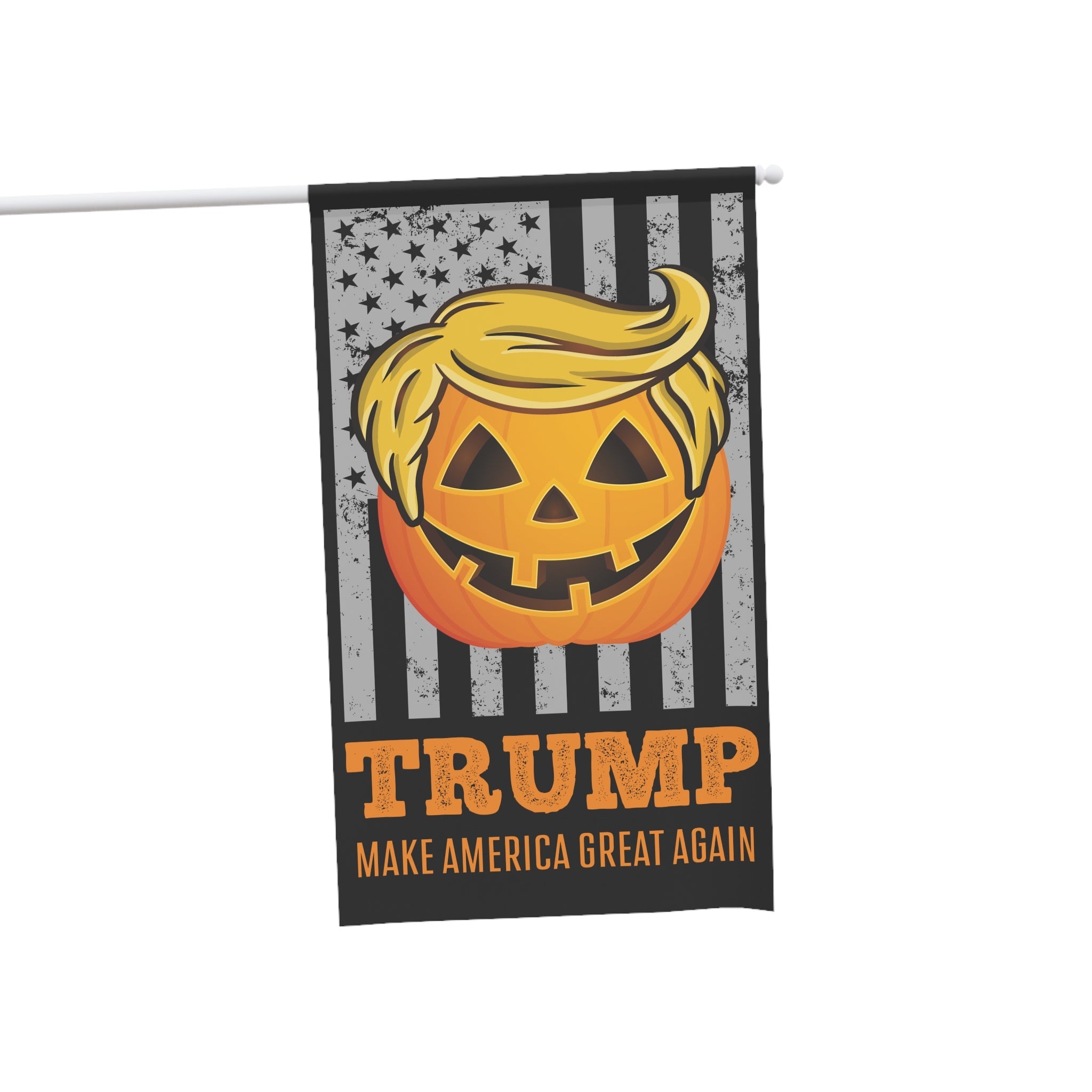 Trumpkin Make America Great Again Halloween Flag - PatriotDepot.com
