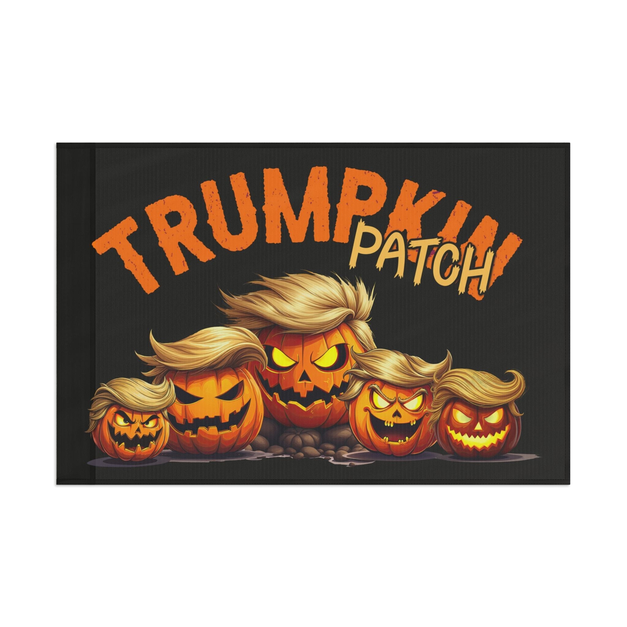 Trumpkin Patch Halloween Custom Banner Flag (3 Sizes) - PatriotDepot.com