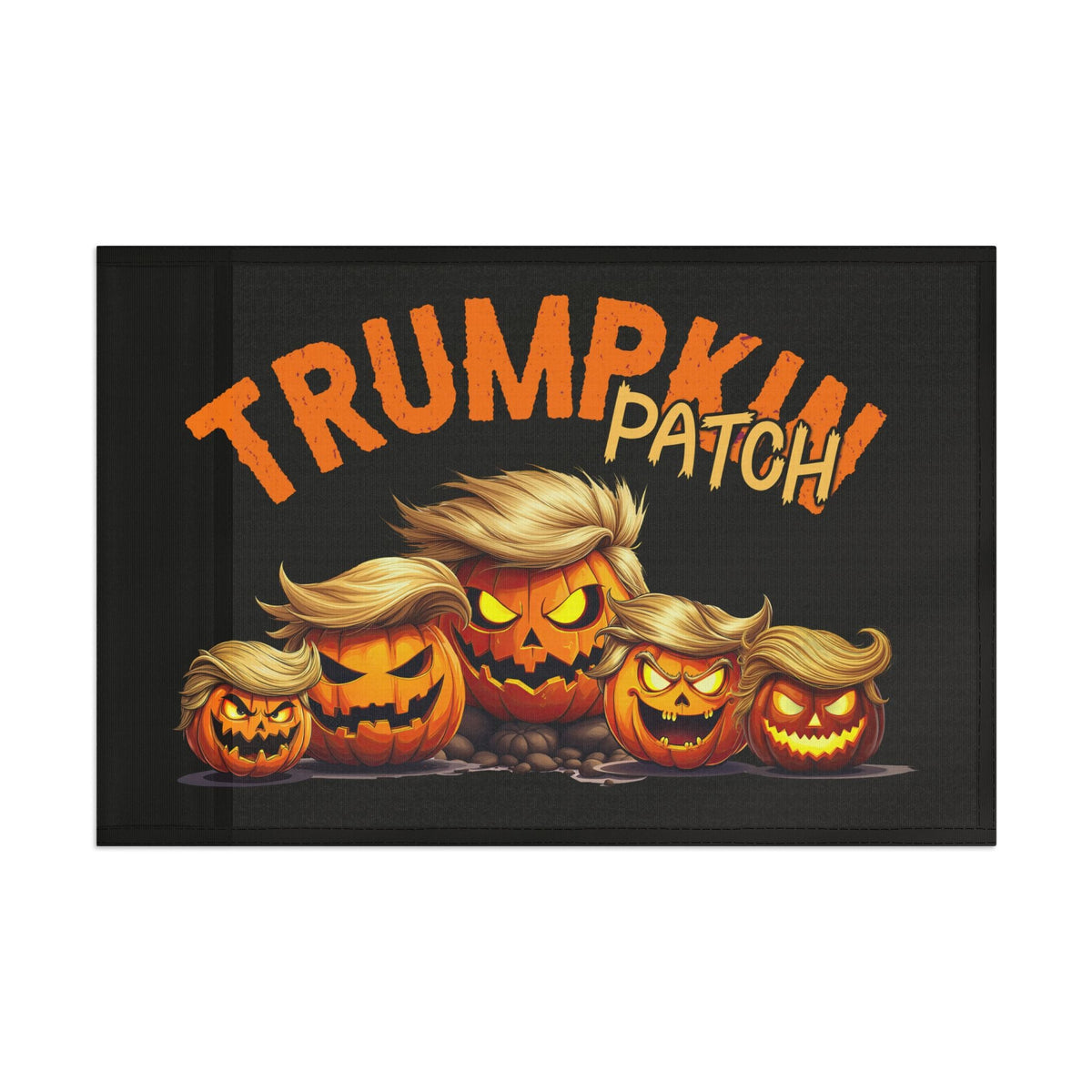 Trumpkin Patch Halloween Custom Banner Flag (3 Sizes) - PatriotDepot.com