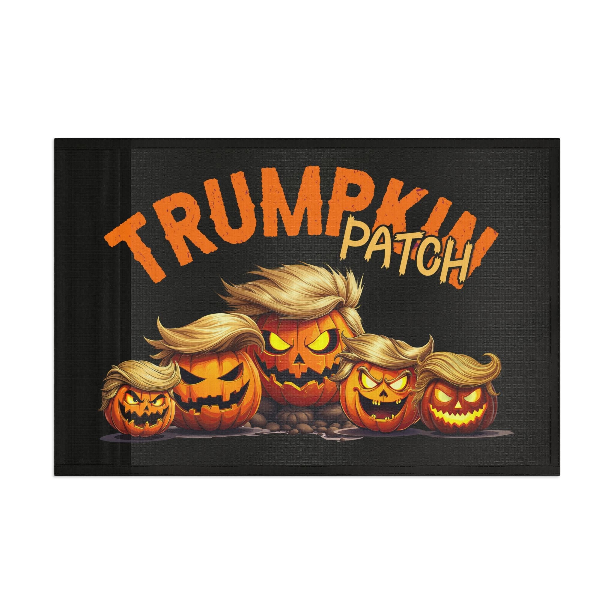 Trumpkin Patch Halloween Custom Banner Flag (3 Sizes) - PatriotDepot.com