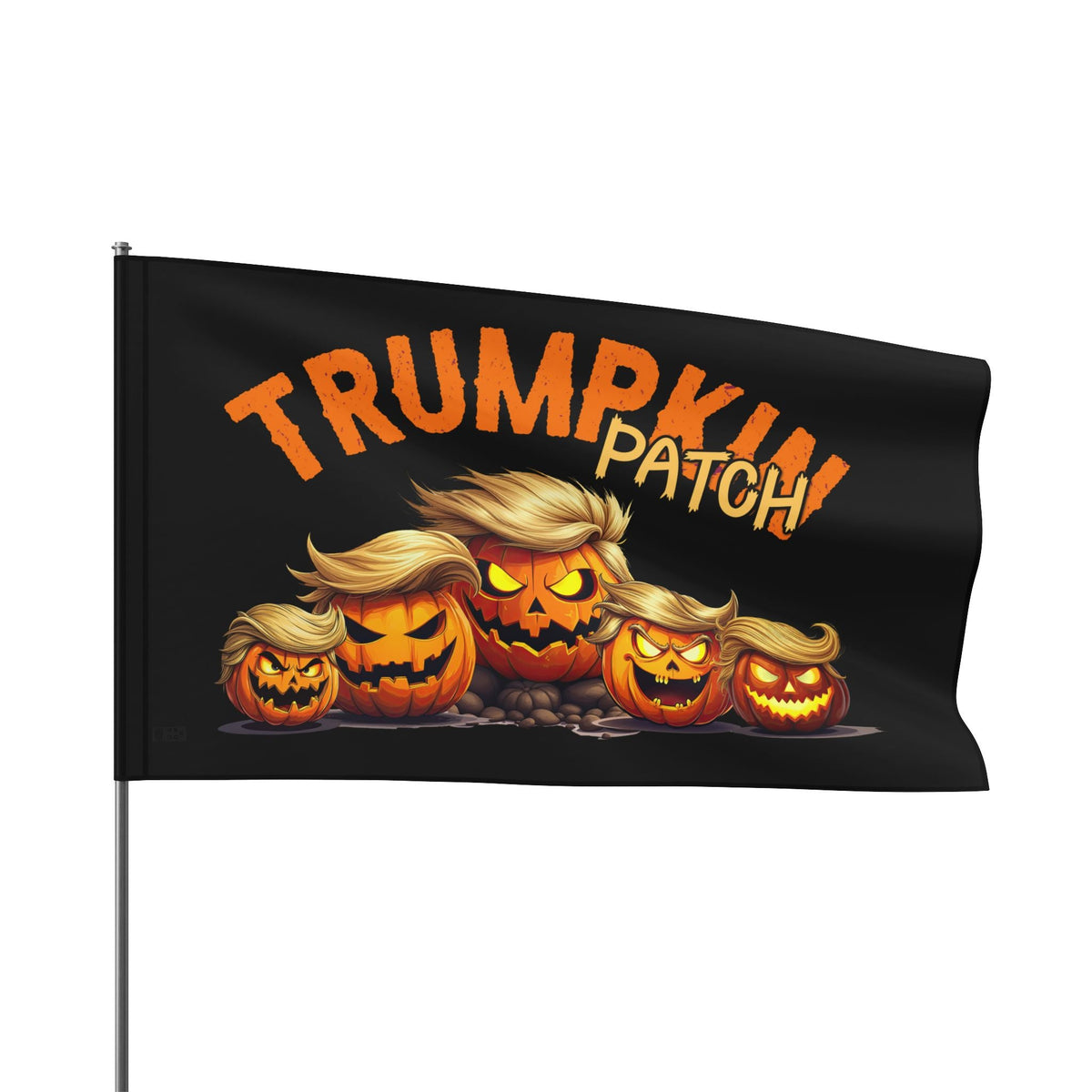 Trumpkin Patch Halloween Custom Banner Flag (3 Sizes) - PatriotDepot.com