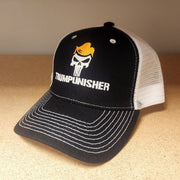 Trumpunisher 2 - Toned Custom Embroidered Soft Mesh Trucker - Style Hat - PatriotDepot.com