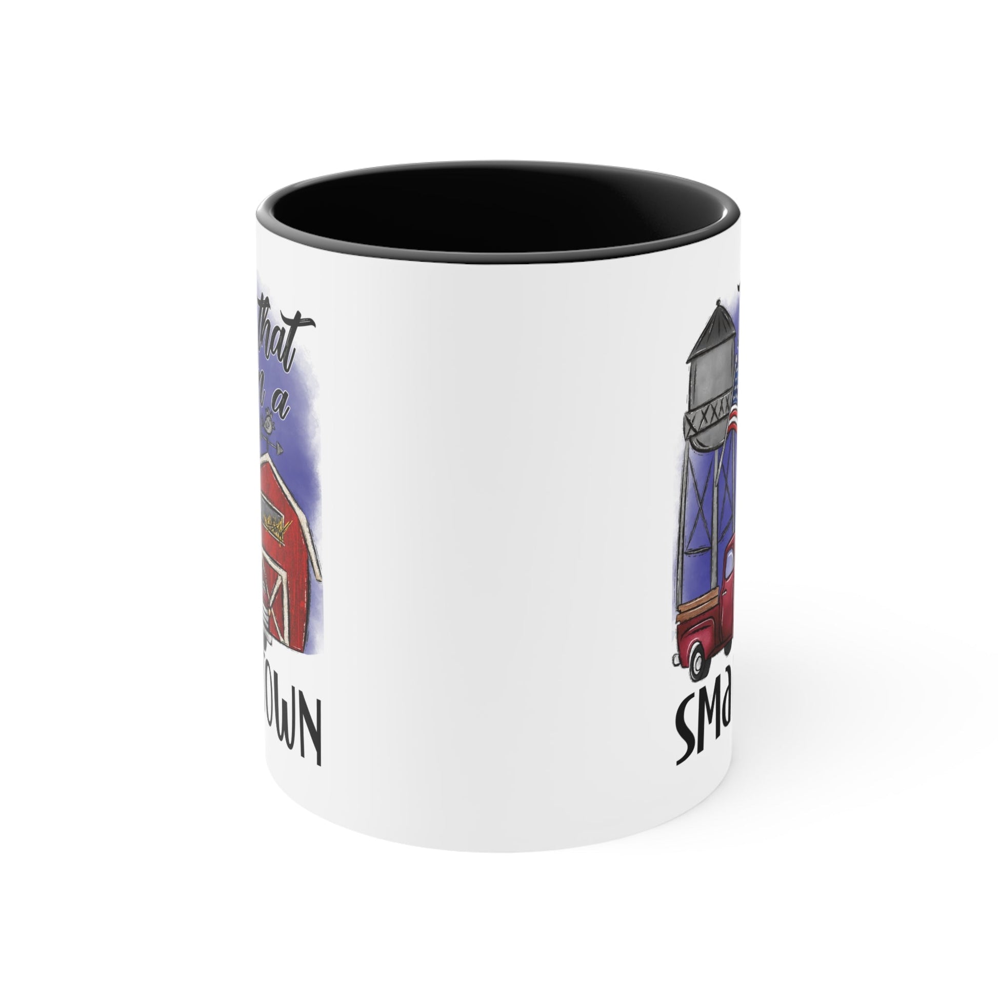 "Try That in a Small Town" (Drawn Design) Mug - PatriotDepot.com