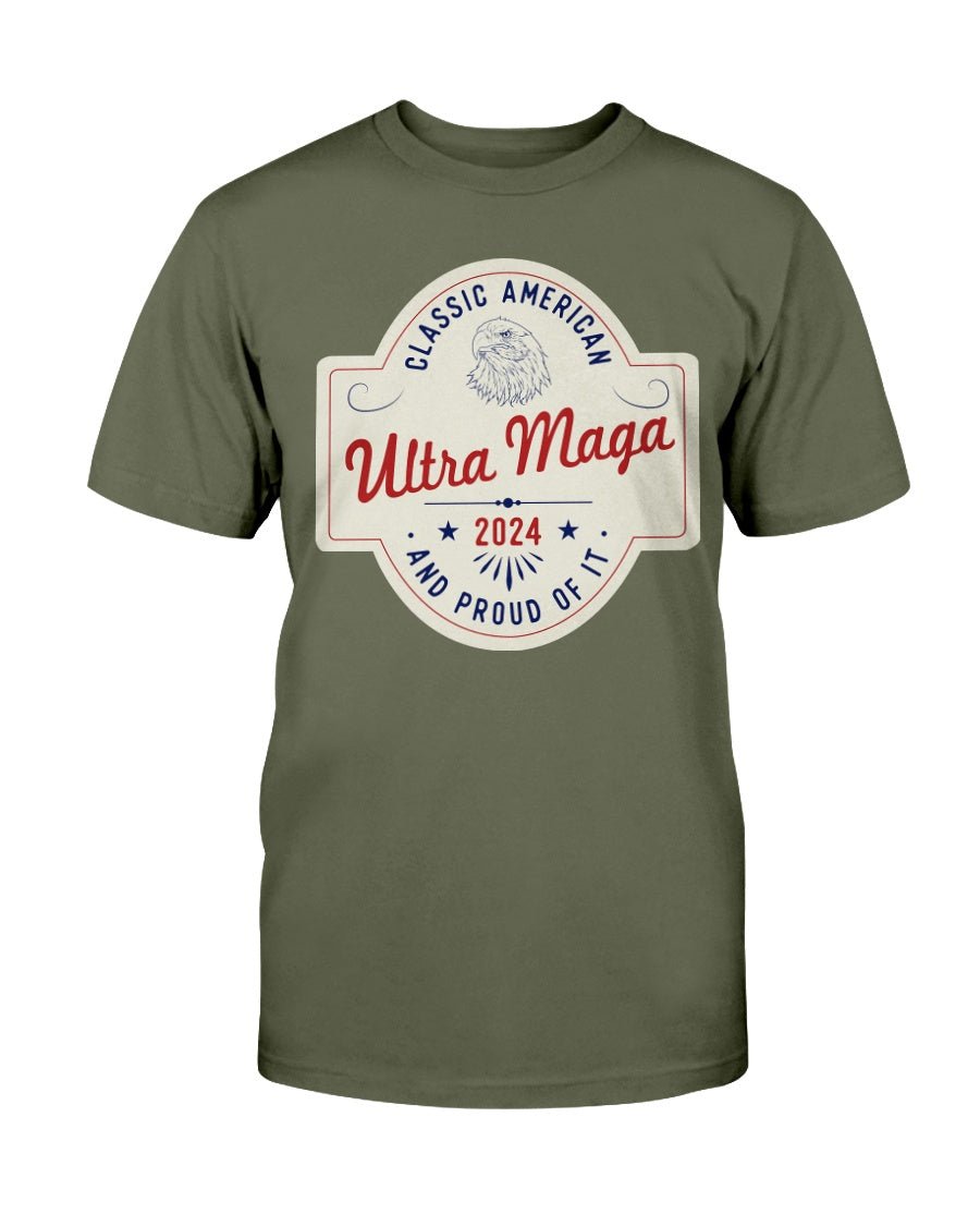 Ultra MAGA "Classic American and Proud of It" Unisex T-Shirt - PatriotDepot.com