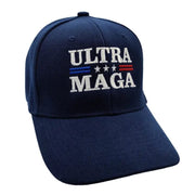 Ultra Maga Custom Embroidered Hat (Navy) - PatriotDepot.com