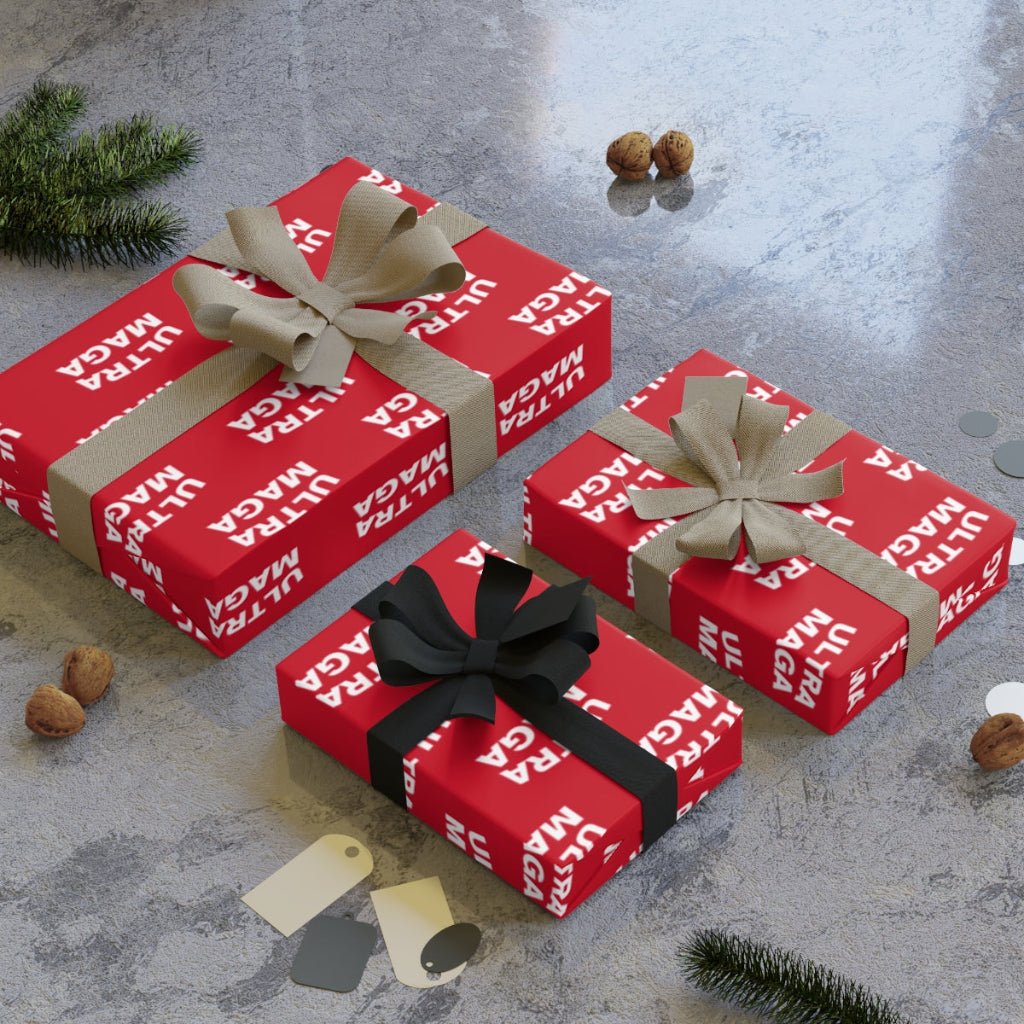 Ultra MAGA Custom Wrapping Paper Roll - PatriotDepot.com