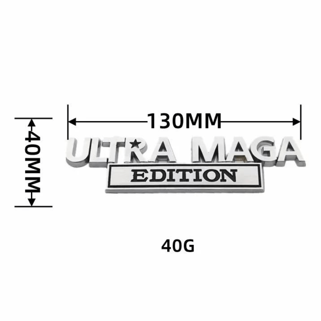 Ultra MAGA Edition Auto Emblem (4 Designs) - PatriotDepot.com