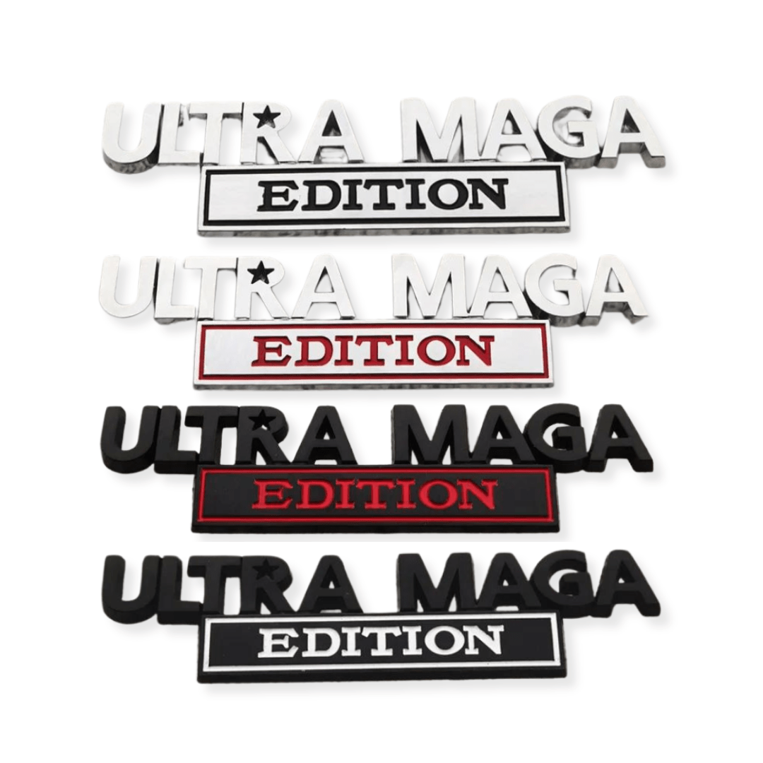 Ultra MAGA Edition Auto Emblem (4 Designs) - PatriotDepot.com