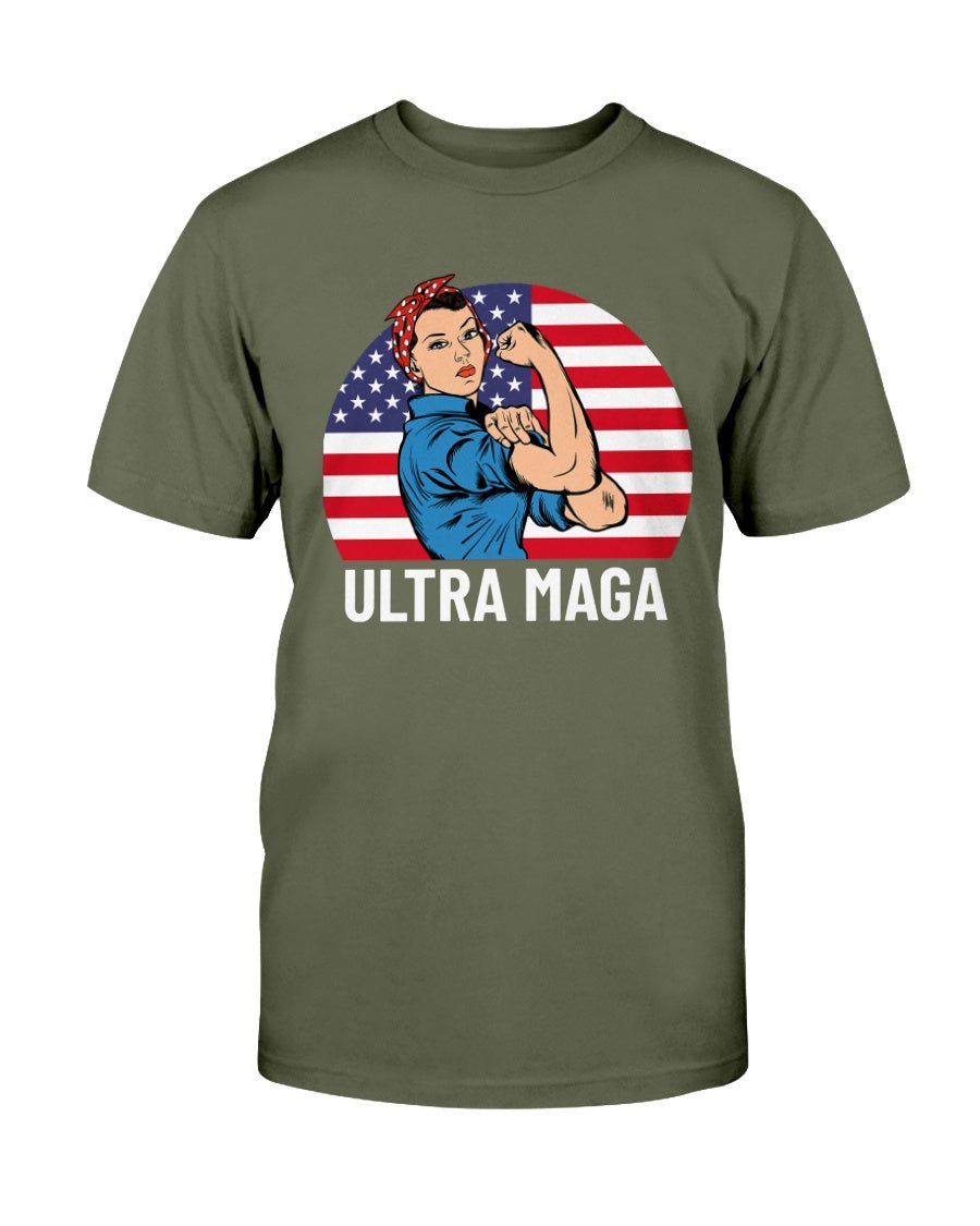 Ultra MAGA "Rosie the Riveter" Unisex T-Shirt - PatriotDepot.com