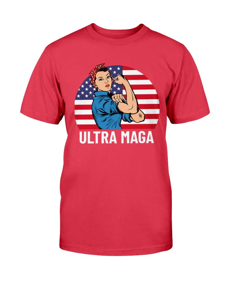 Ultra MAGA "Rosie the Riveter" Unisex T-Shirt - PatriotDepot.com