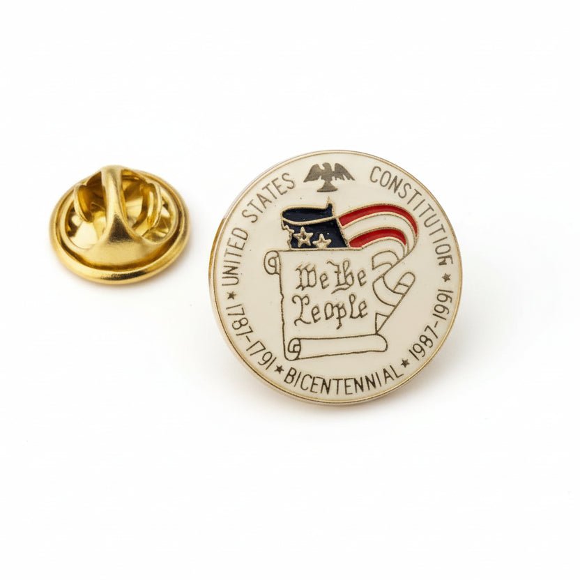 United States Constitution "We the People" Bicentennial Lapel Pin - PatriotDepot.com