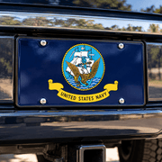 United States Navy Emblem Vanity License Plate - PatriotDepot.com