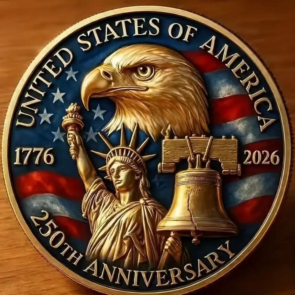 United States of America 250th Anniversary Commemorative Coin - PatriotDepot.com