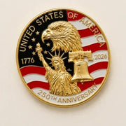 United States of America 250th Anniversary Commemorative Lapel Pin | Eagle, Liberty & Bell | 1776-2026 - PatriotDepot.com