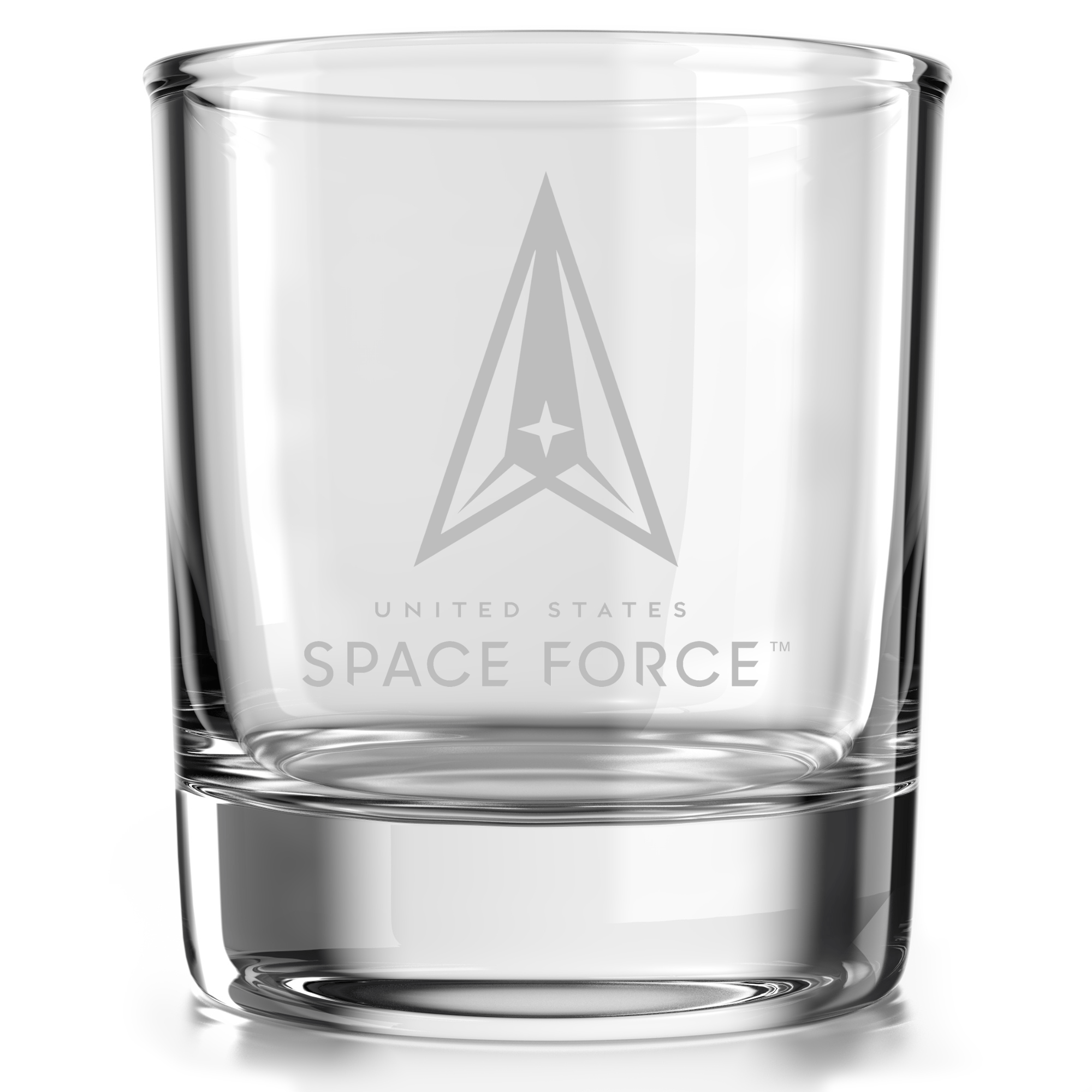 United States Space Force Engraved Glass - PatriotDepot.com