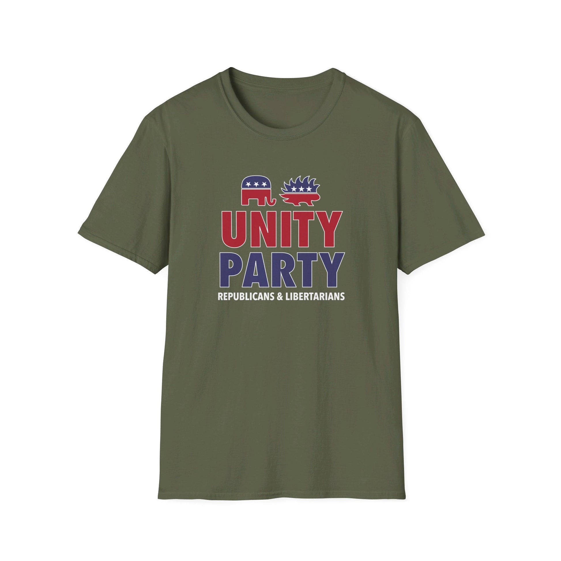 Unity Party: Republicans & Libertarians T-Shirt - PatriotDepot.com