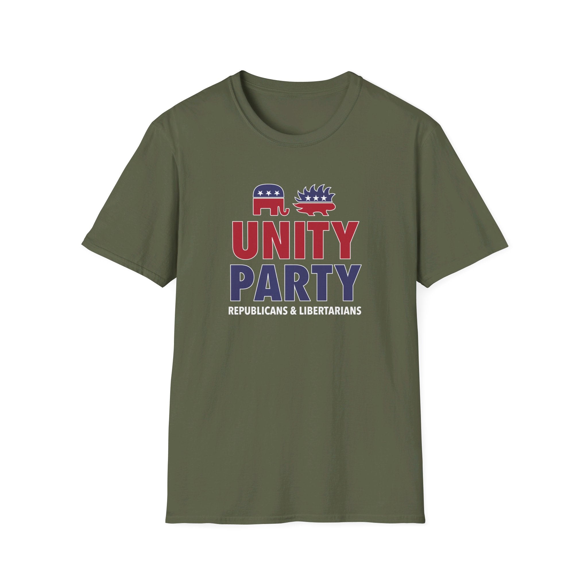 Unity Party: Republicans & Libertarians T-Shirt - PatriotDepot.com